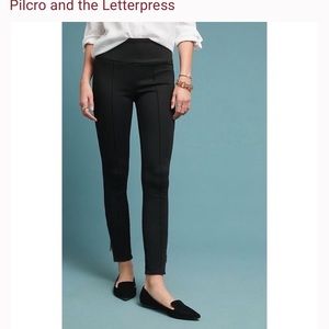 Pilcro Highrise Denim Ankle Zip Legging